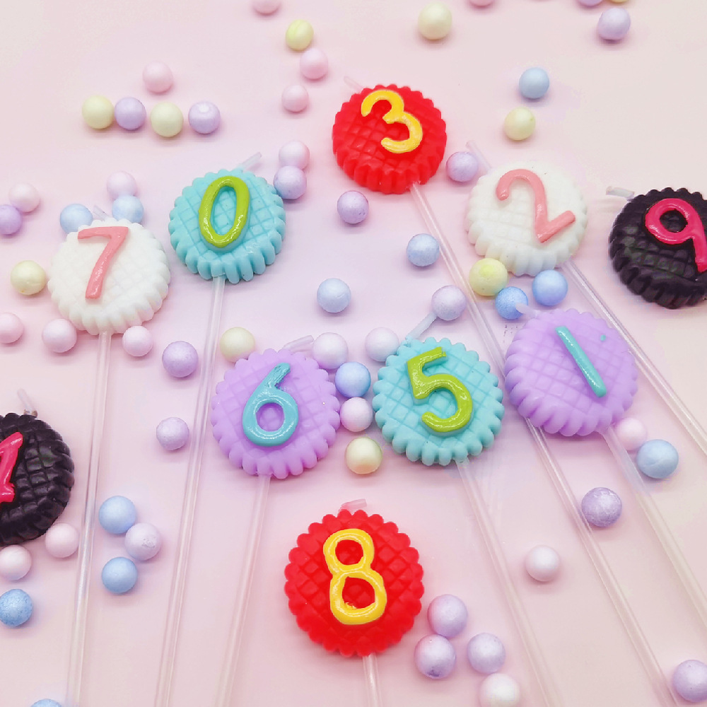 7COLOR摇摆数字生日蜡烛数字蜡烛蛋糕蜡烛生日蛋糕装饰厂家批发源