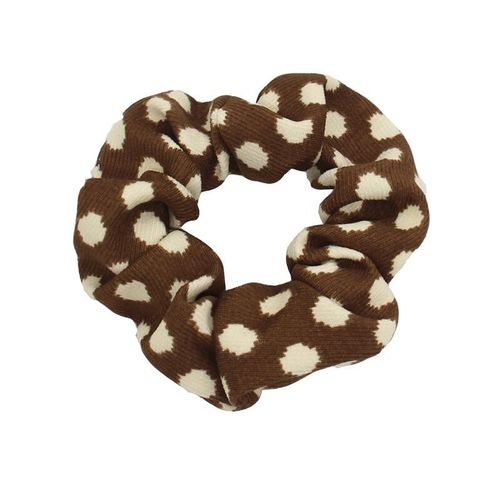 Hair tie women's Korean fashion large intestine hair tie leopard print wave headband, popular minimalist temperament hair accessory for women