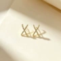 交叉小众新款热销耳钉