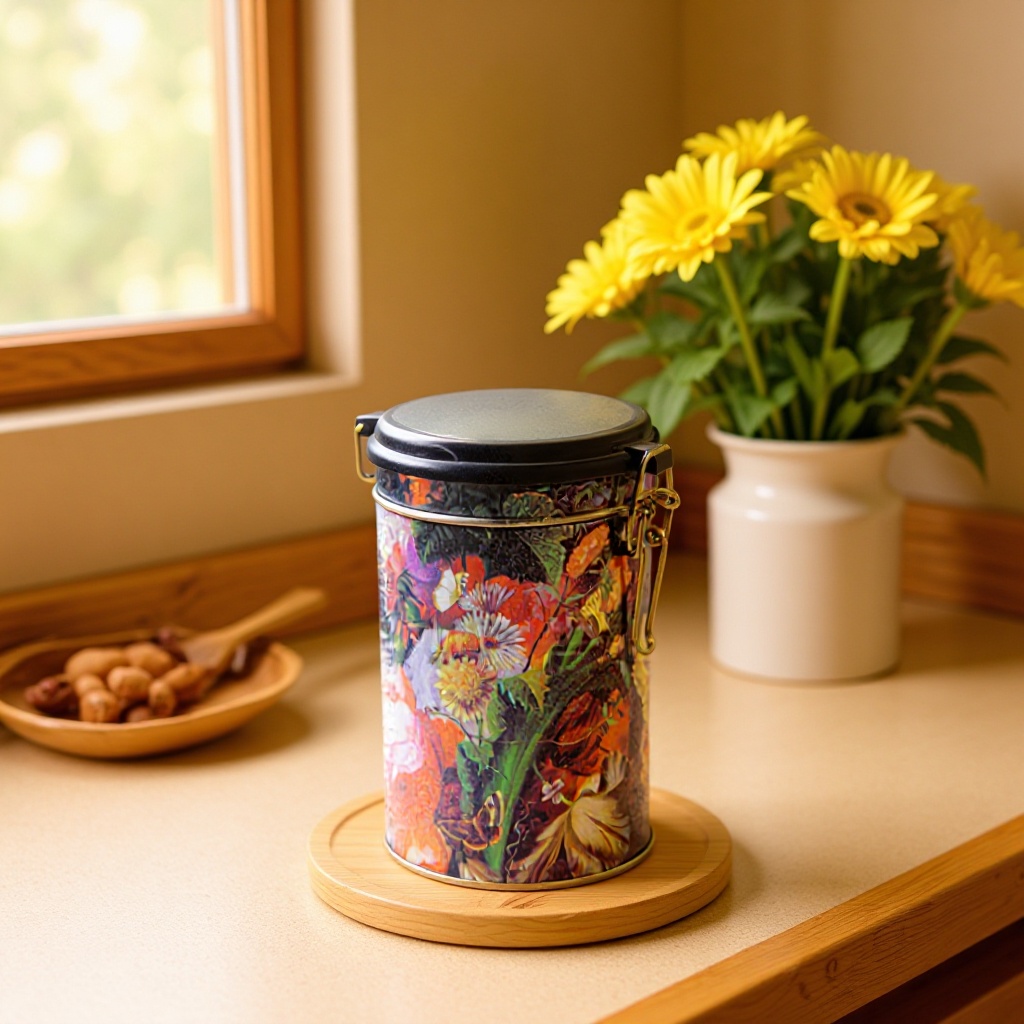 圆形马口铁盒喜糖盒子铁罐糖果茶叶咖啡饼干包装盒LOGO定制批发