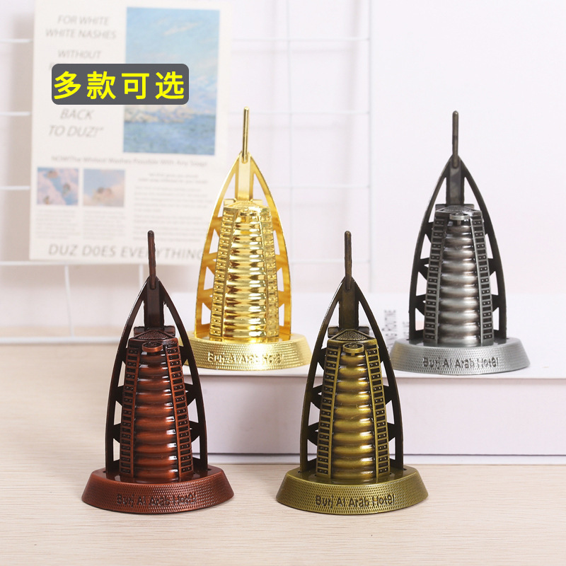 Factory Direct Supply of World Landmark Building Models, Dubai Sailboat, Hotel Travel Souvenirs, Foreign Trade Handicrafts and Ornaments