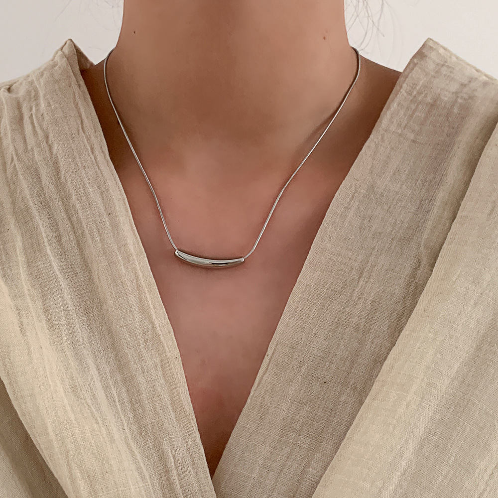Alloy Material Simple Style Geometric Alloy Plating Women's Necklace