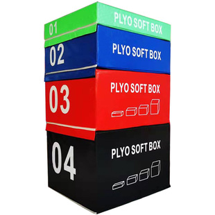 Jumping box four-in-one software combination training adults and children's explosive jumping ability four-level taekwondo progressive jump box