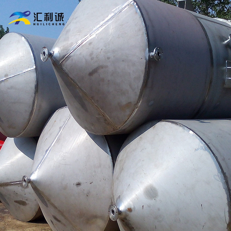 饲料石灰颗粒不锈钢储存料仓 工业专用锥圆柱大型粉粒储料罐容器