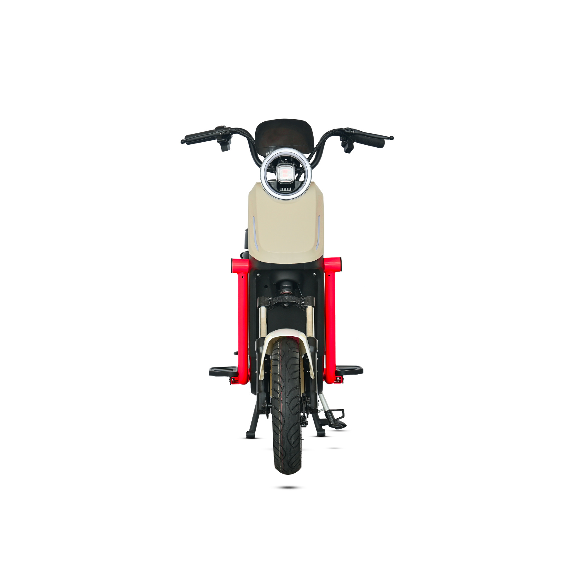 Ss-Gogo Electric Vehicle Fashionable and Elegant White Adult Scooter Two-Wheeled Motorcycle Harley Electric Vehicle