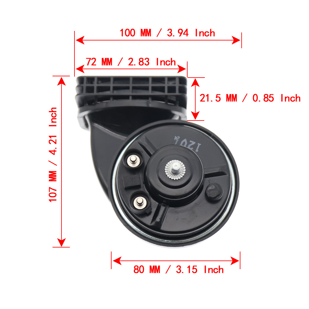 LVEE Liwei DL75 serie 12V carro caracol aire general enchufe especial de altavoz de caracol SUV