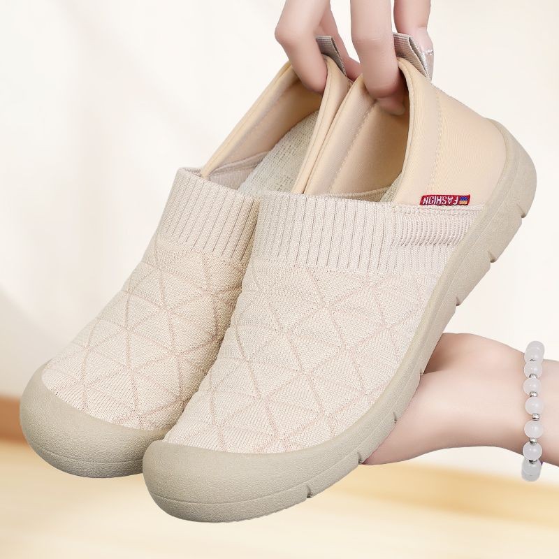 Zapatos de Mujer, Modernos, Casuales de Primavera, Transpirables, Cómodos, Zapatos Planos, Venta Directa de Fábrica al por Mayor, Zapatos para Mamá, Suela Suave, No Cansan los Pies