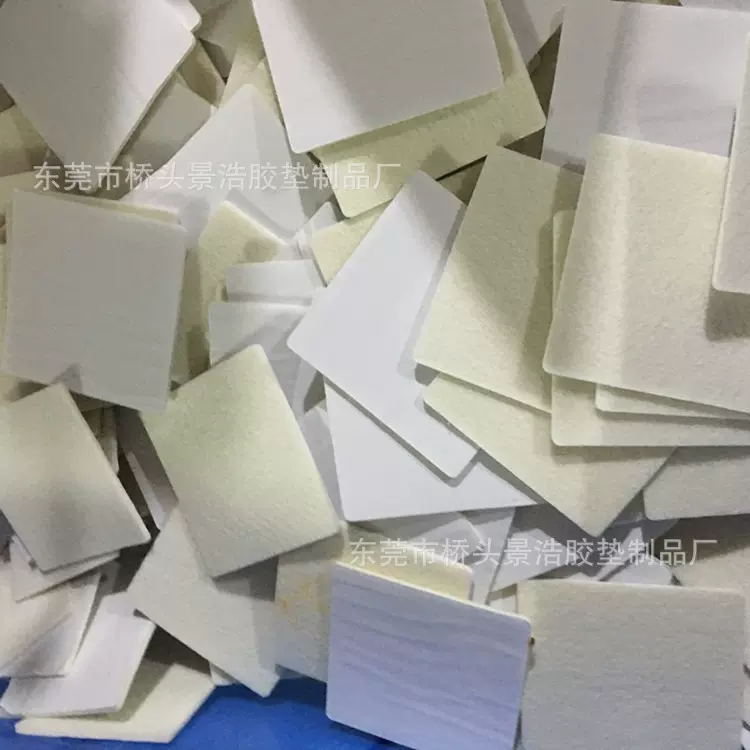 供应强粘绒布胶垫 毛毡静音桌椅通用脚垫 圆形加硬绒布防滑脚垫