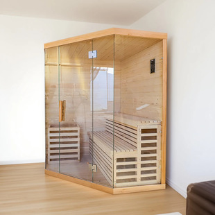 Caisheng Assembled Design Pentagonal Sauna Room, Hotel and B&B Dry Steam Room, Traditional Sauna Room for Export