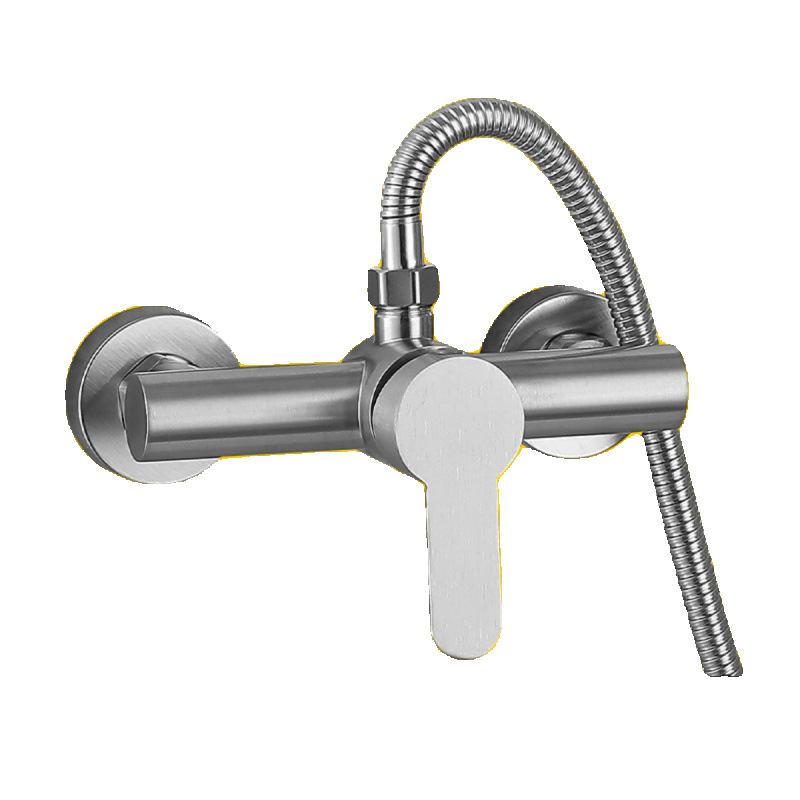 Válvula de mezcla de agua caliente y fría del baño 304 acero inoxidable grifos de ducha ocultos calentadores de agua interruptor de válvula de mezcla de ducha image 5