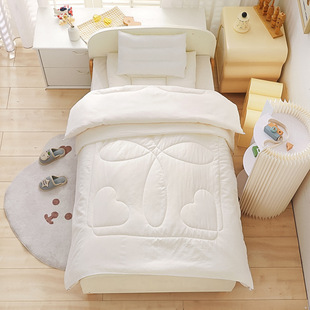 Class A Maternal and Infant Grade Soybean Fiber Kindergarten Quilt Three-Piece Set Baby Nap Quilt Core Children Pillow Core