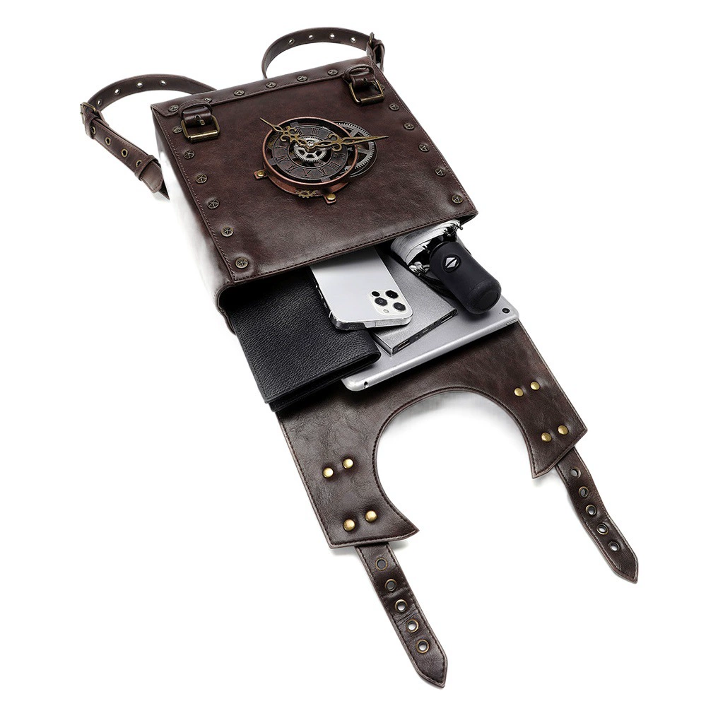 Трансграничная сумка для внешней торговли, Женский рюкзак в европейском и американском панк-индустриальном ретро-стиле, женская школьная сумка, нишевая Компьютерная сумка