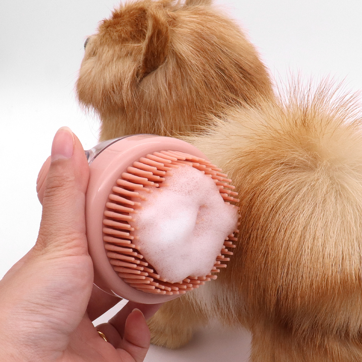 Cepillo para Bañar Mascotas, Suministros para Mascotas Transfronterizos, Herramienta de Limpieza para Perros y Gatos, Cepillo para Gatos, Cepillo para Pelo de Perro