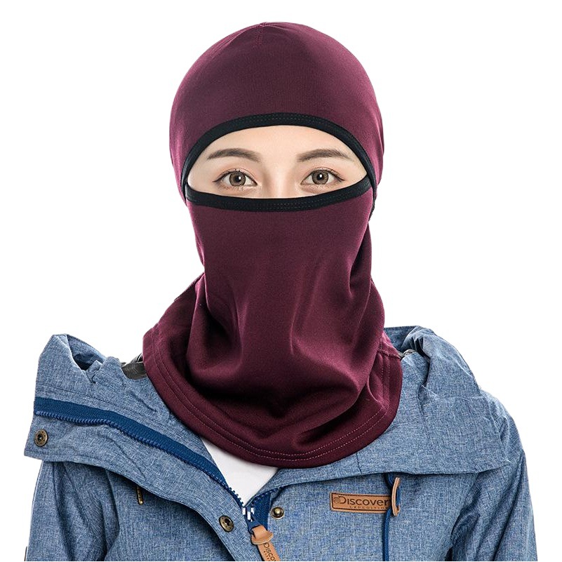 Multifunctional Motorcycle Hood, Thickened Non-Fleece Windproof Riding Mask, Cold-Proof and Warm Headgear