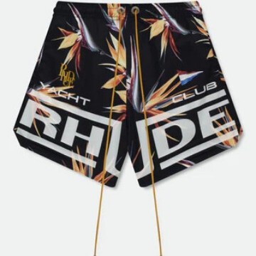 Summer American fashion brand RHUDE new sports casual basketball running quick-dry breathable over-the-knee street shorts
