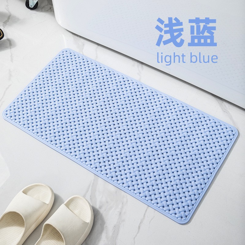 Woven blue carpet