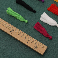 Handmade 6cm Tassel Earrings with Sewing Thread Fringe, Box Bags Fashion Accessories