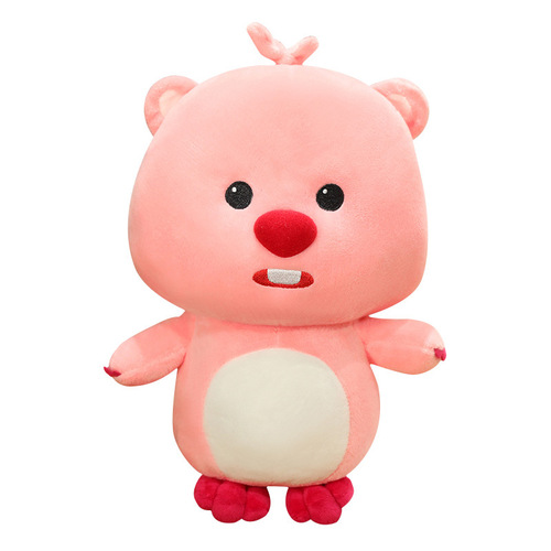 Genuine loopy plush doll Little Beaver Ruby Ocean series cross-dressing pullover doll creative birthday gift