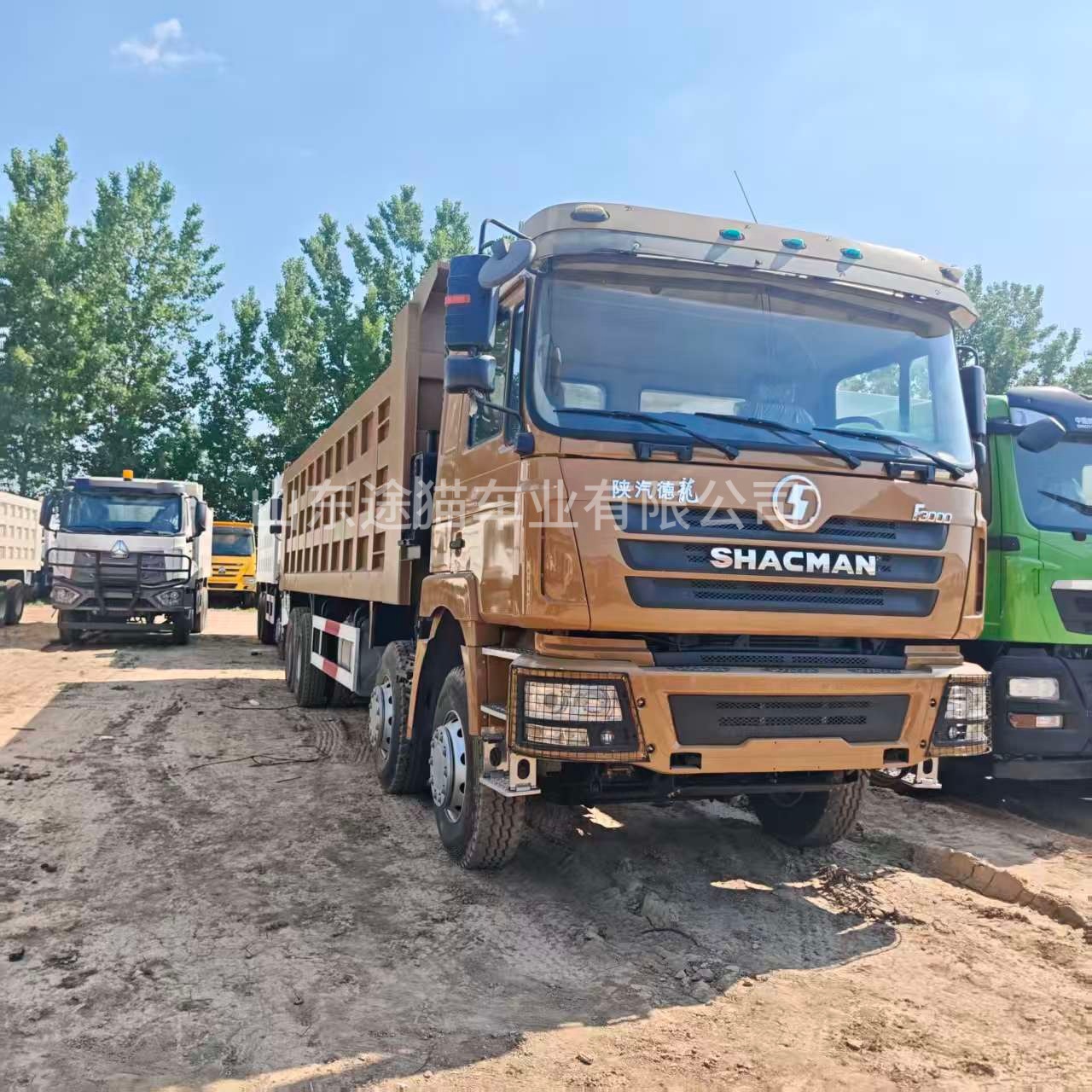 Manufacturer Delong F30008×4 Dump Truck for Mining, Earthmoving, and Sand and Gravel Engineering, Cross-Border
