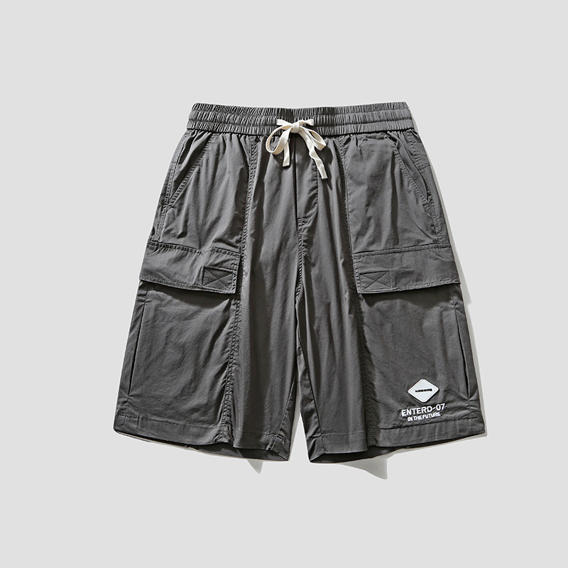 Washed workwear outdoor shorts men's 2023 Summer popular fashion brand casual loose shorts quick-drying middle pants