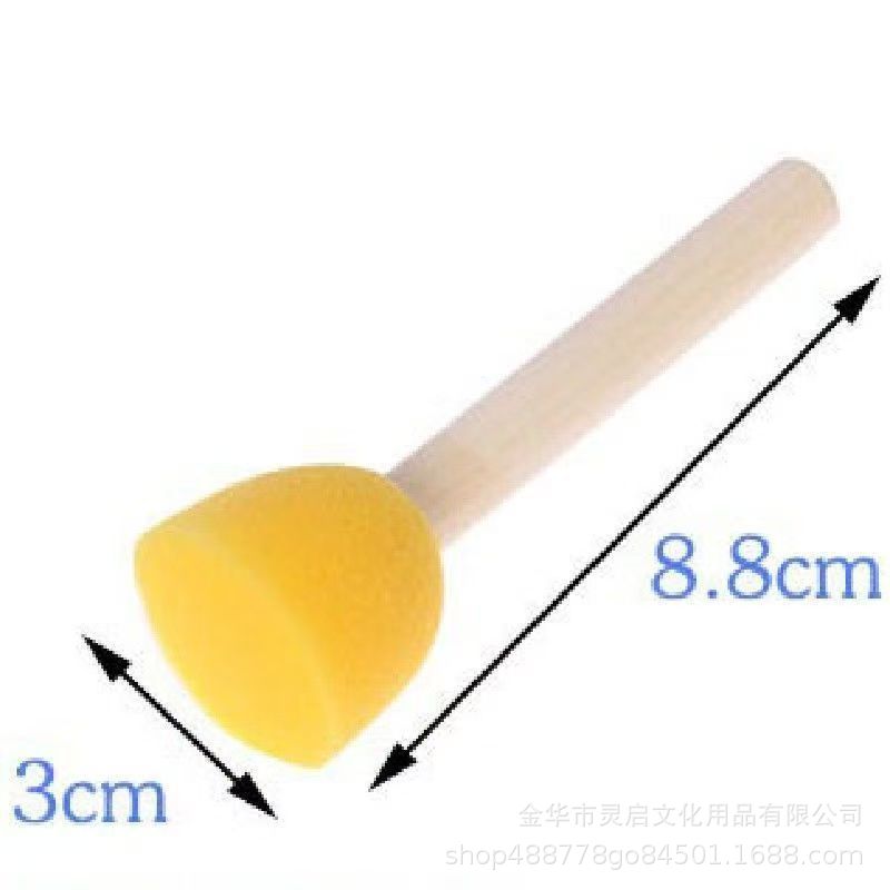 Fabricantes de pintura infantil al por mayor esponja pintura cepillo esponja sello cabeza de hongo EVA rodillo sello diy arte graffiti