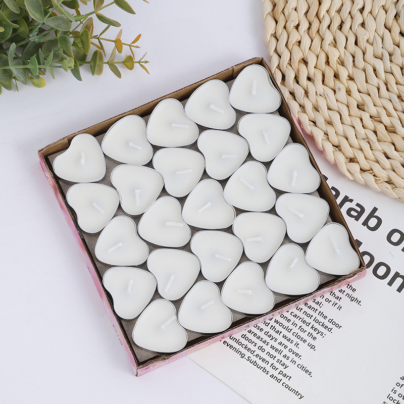 Fabricantes al por mayor círculo de vela de banana cumpleaños romántica atmósfera sin humo decoración de boda lámpara de té velas pequeñas