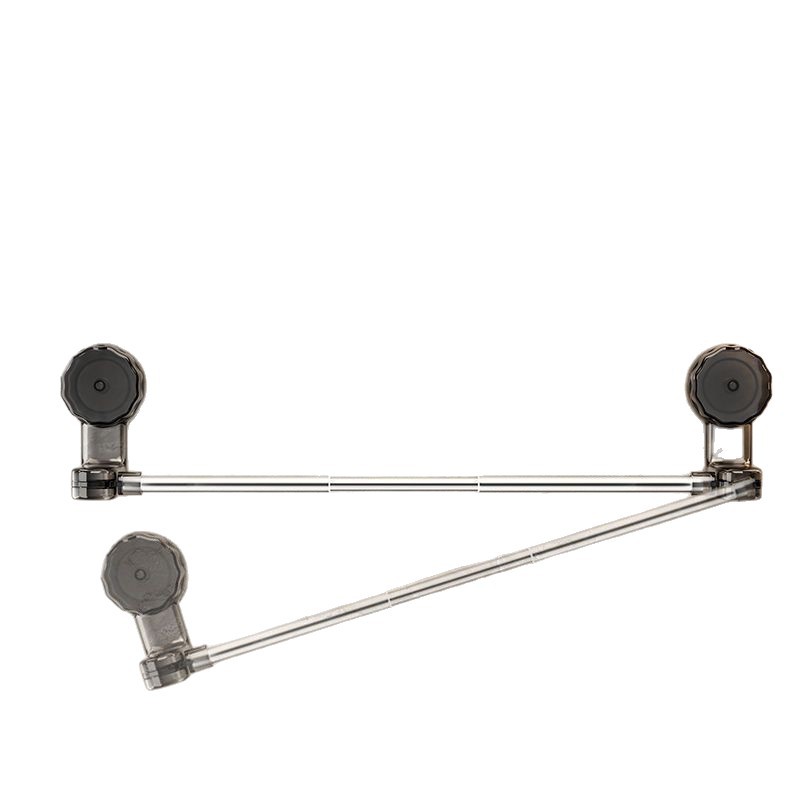 Toallero con Ventosa para Baño de Acero Inoxidable y ABS Sin Perforación