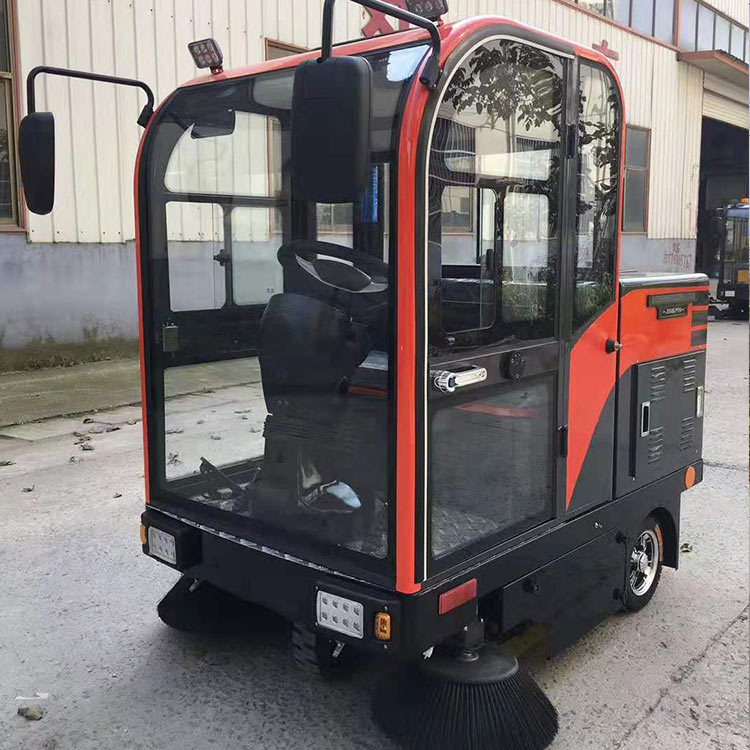 卡博恩装载改装清扫车搅拌站扫地机铲车道路电动四轮扫路机设备