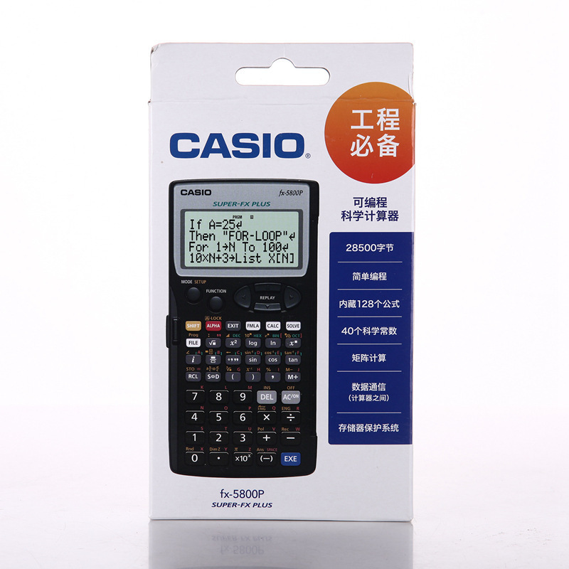 Casio Casio Fx-5800P Surveying and Mapping Engineering Calculator Fx5800P Construction Construction Surveying Computer Casio Casio Fx-5800P Surveying and Mapping Engineering Calculator Fx5800P Construction Construction Surveying Computer