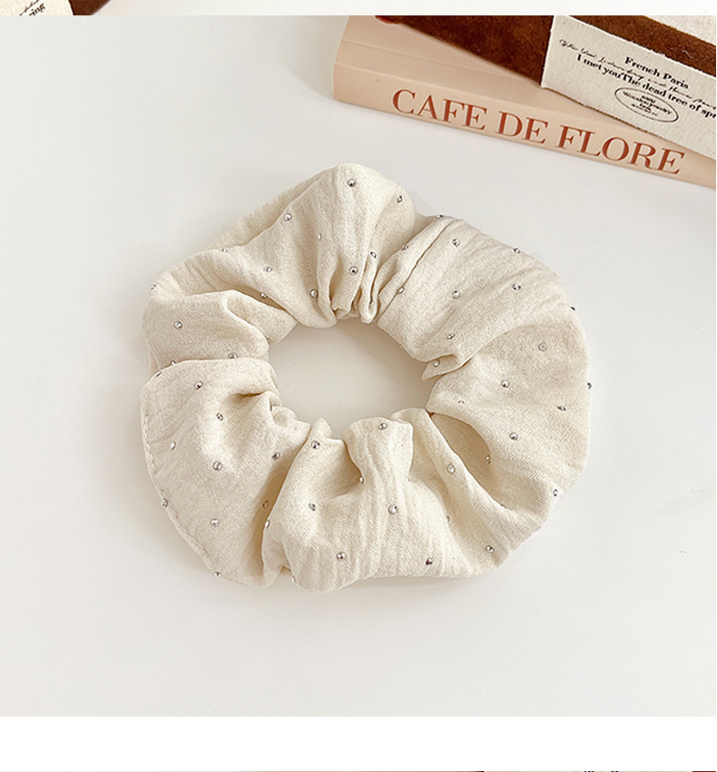 13g Weight Hair Tie Hair Accessories Type 1 Piece Quantity Holiday, Daily Occasion Women's Simple Style Classic Style Solid Color Pleated Hair Tie