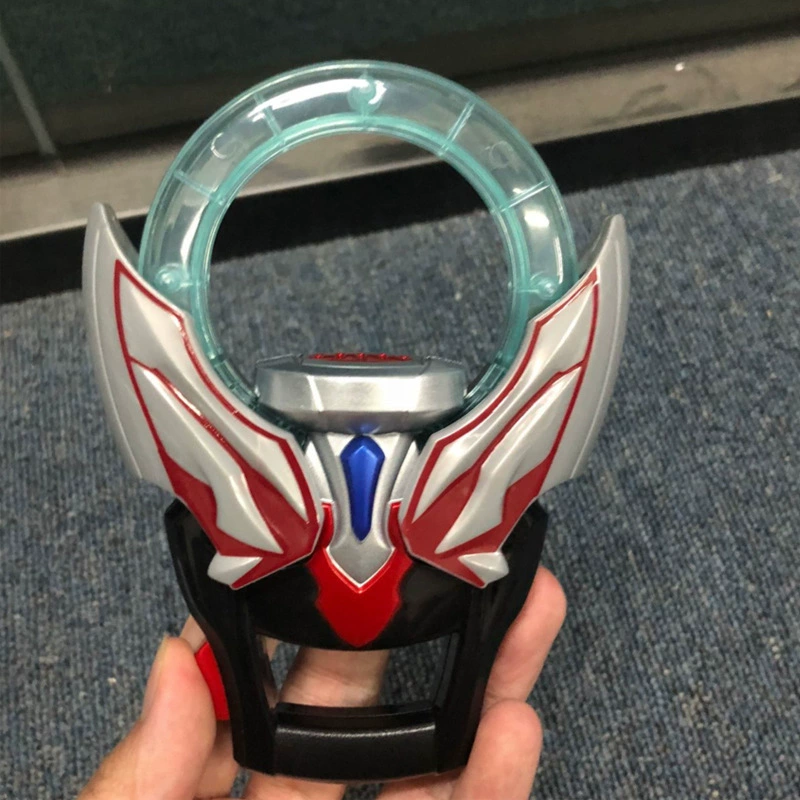 Bandai, Ultra, маленький Ultraman Tiga, набор трансформер, кольцо, минифигура, издает звуки