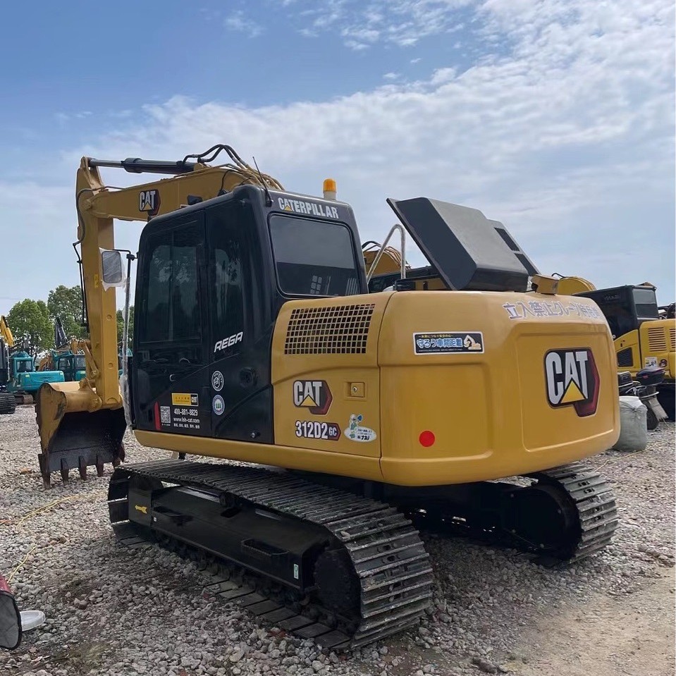 Exportación extranjera de segunda mano 312 315 excavadora Komatsu 120 130 todo con cabeza de cañón