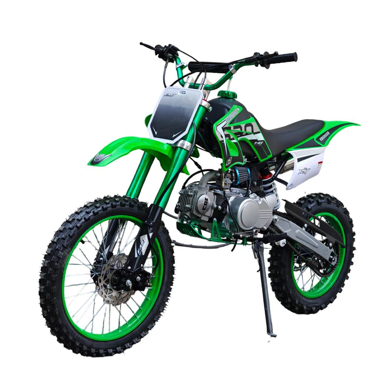 110Cc Mountain Two-Wheeled Off-Road Motorcycle with Kick-Start Aluminum Engine Base Plate/Aluminum Exhaust Pipe for Export