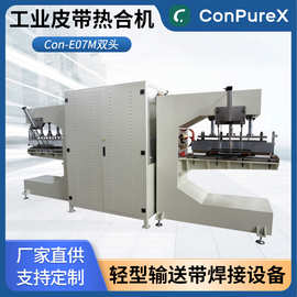 工业皮带挡板双头热合机 轻型传送带高频焊接机 浦雄 Con-E07M