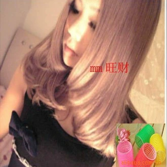 Self-adhesive Hair Rollers Magic, Plastic 3.5 cm, 6-piece Sticky Curl Kit