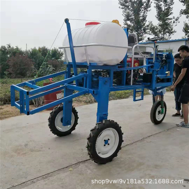 四轮柴油风冷打药机 液压升降折叠式喷杆  容量 面积喷副