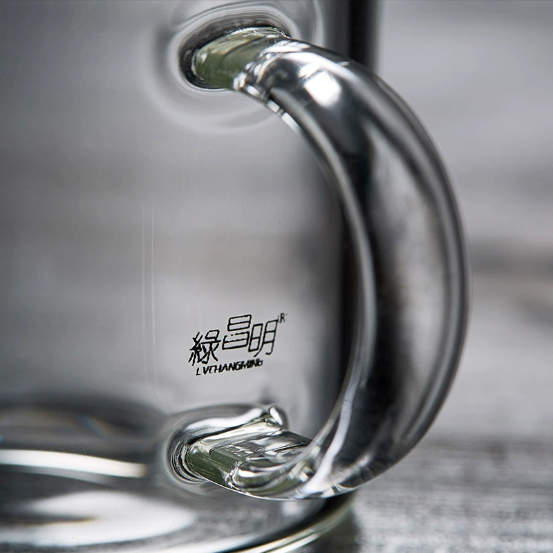 Glass tea cup, transparent tea set with accessories