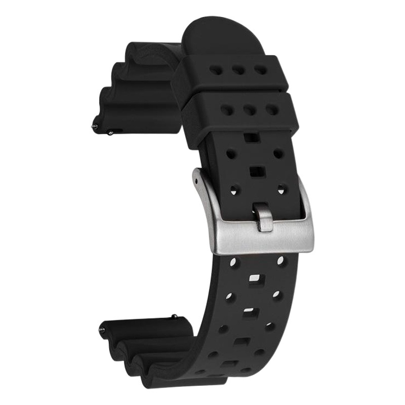 Switch raw ears for Huawei GT2e/green water ghost/Samsung fluorine rubber strap 20/22/24mm watch accessories
