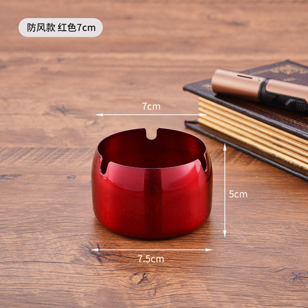 windproof ashtray stainless steel for hotel for commercial use