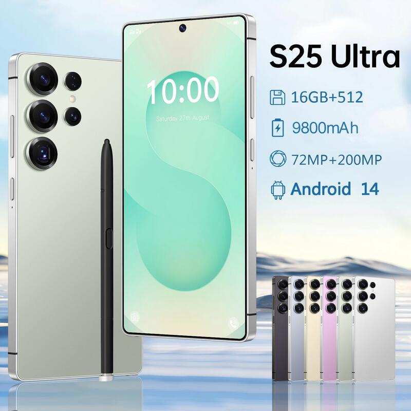 Cross-Border Brand New, Unopened S25 Ultra in Stock, Large Battery, Large Screen, Android Smartphone, Brand New Model
