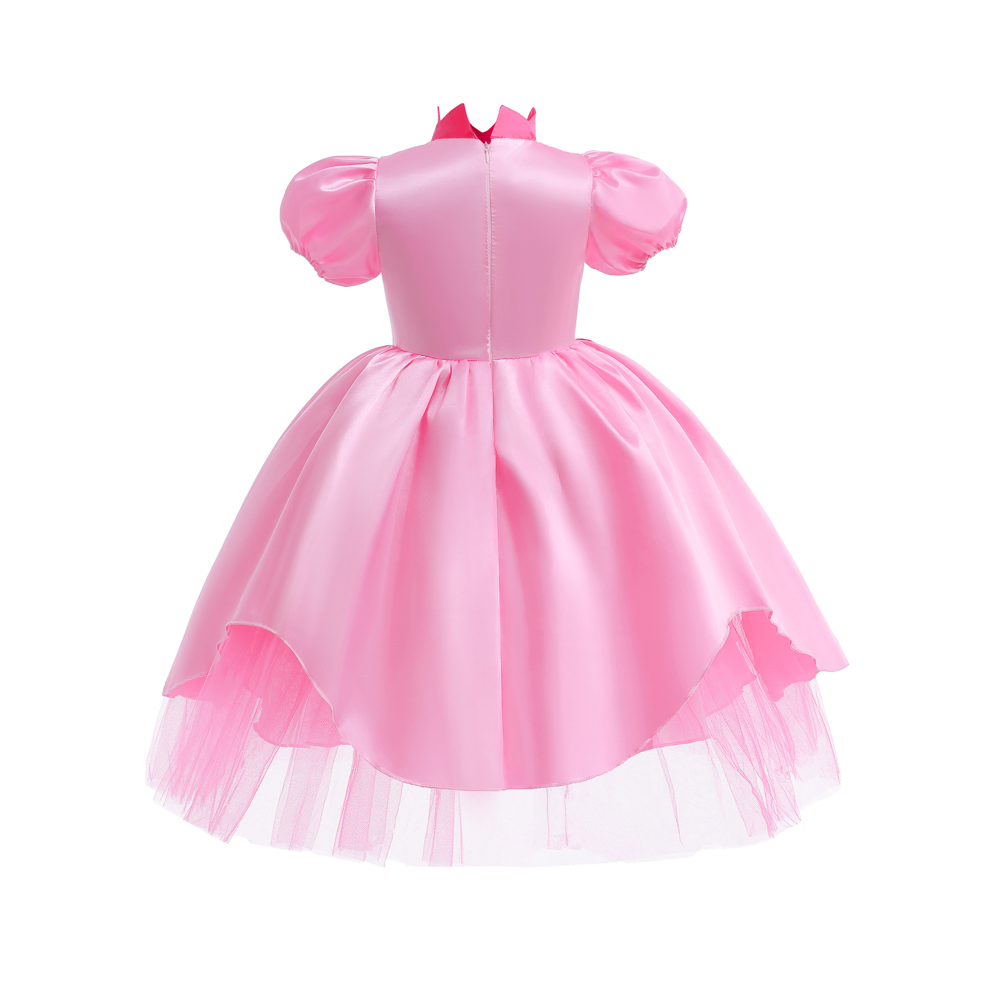 El Comercio exterior transfronterizo Rosa Peach Biqi princesa vestido Peach niños Super Mary Mario Juego de ropa