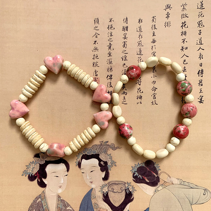 Ethnic Style Geometric natural stone Beaded Bracelets