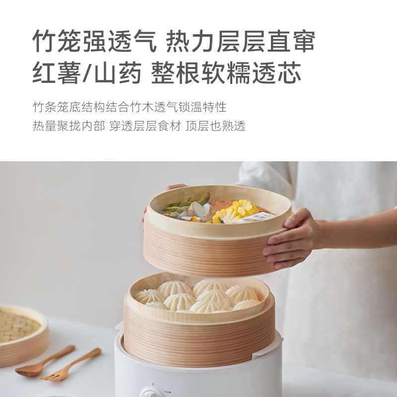 家庭用多機能蒸し器、毛ガニ、小籠包、饅頭朝食機、即時竹籠電気蒸し器|undefined