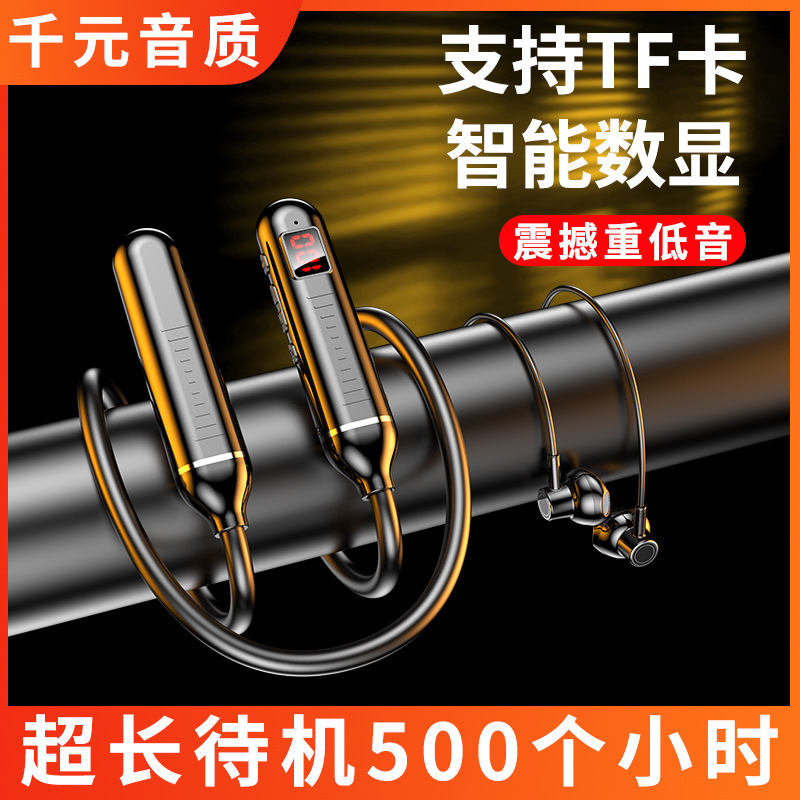 Wireless Bluetooth Headset Super Long Standby LED Digital Display Support Memory Card Sports Suitable for Android Apple Mobile Phone Wireless Bluetooth Headset Super Long Standby LED Digital Display Support Memory Card Sports Suitable for Android Apple Mobile Phone