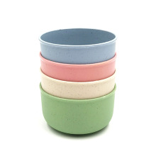 外贸小麦秸秆碗 加厚防摔米饭碗汤碗 学生泡面碗 公碗圆形麦香碗