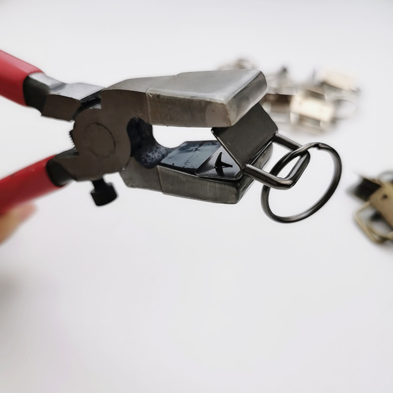 6 clip de cola teñido de hilo 25mm con llavero clip de cola accesorios de equipaje de metal clip de cinta clip de suministro transfronterizo