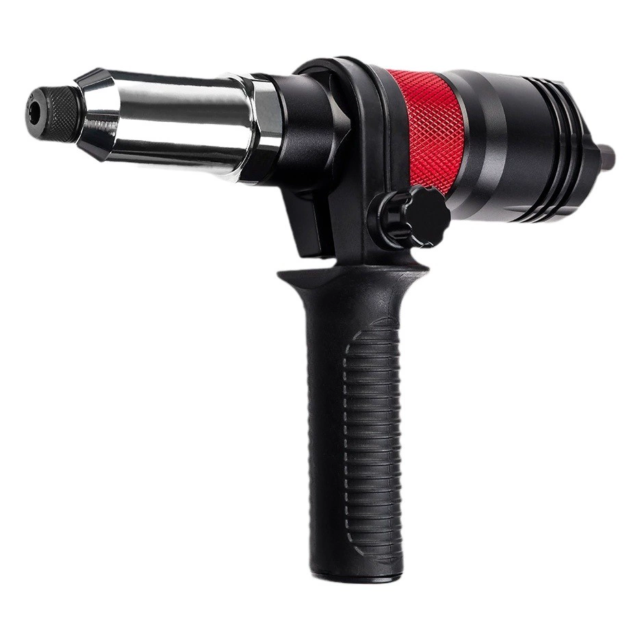 Электрический пистолет для заклепок, преобразовательная головка, пистолет для заклепок, полностью автоматический пистолет для заклепок с гайками, портативный основной корпус из алюминиевого сплава