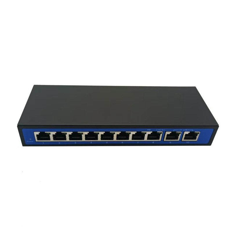 24V百兆8+2PO非标交换机8口POE供电可选12V/24V/36V/48V