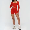 3109 long sleeves + 8863 shorts – bright red