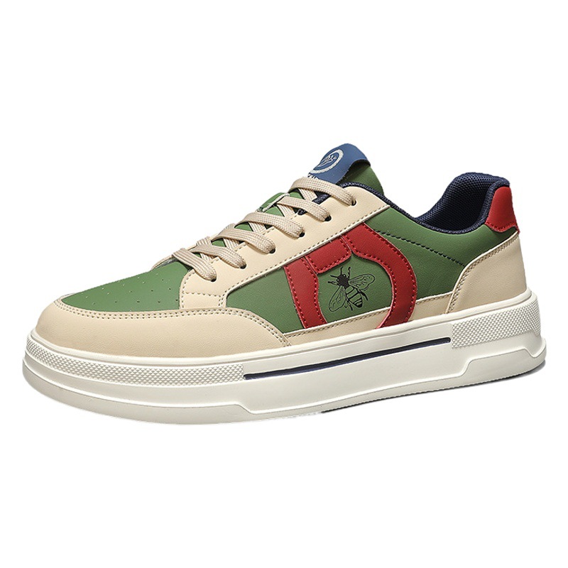 Estación europea nuevo verano transpirable estilo deportivo tendencia personalidad zapatos de patinaje de altura universal bajo casual ultra ligero zapatos de hombre